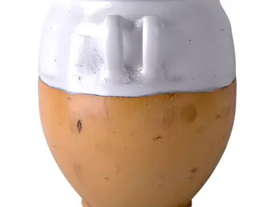 Terracotta Vase or Pot 4 3D model