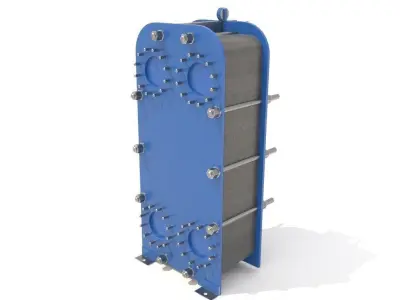 Heat exchanger 3D model