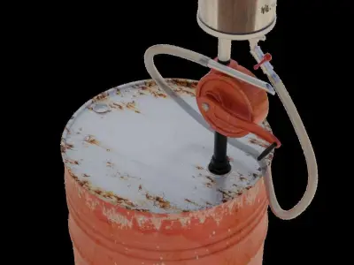 Mini Pump Gas 3D model