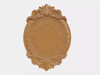 Wooden Clock Decor 3D print model purchase