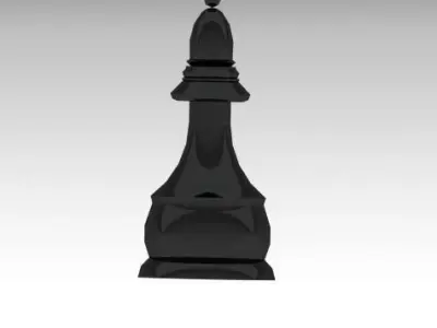 HunterLovac chess piece Free 3D model