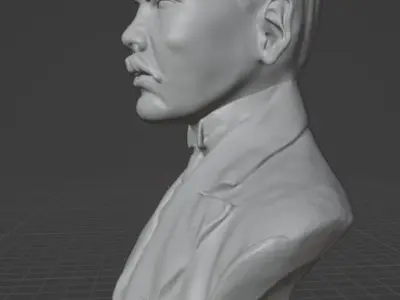 Granville Woods 3D print model