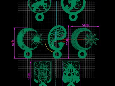 Rosary tassel 3D print model