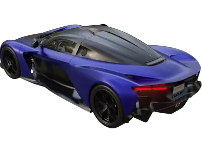 Zenvo Aurora 2024 Low-poly 3D model