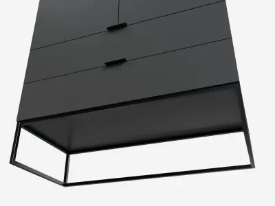 Chest of drawers KOBE 3D model