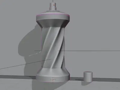 Luxury Perfume Bottle 3D Model 3D model