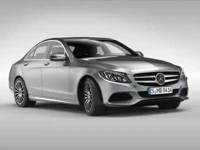 Mercedes Benz C Class 2015 3D model