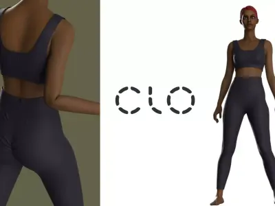 sports suit 3D model