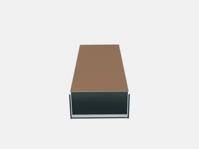 PAX Wardrobe frame 25 Low-poly 3D model