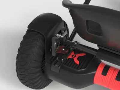 BEAST BUGGY ROVER  Low-poly 3D model