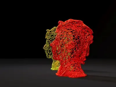 Punk voronoi 3D print model