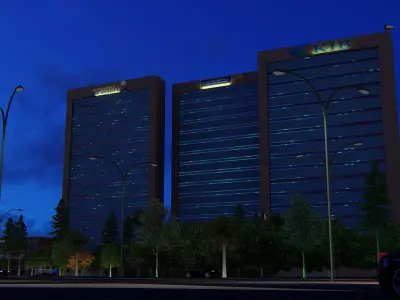 Joint Banking Complex 3D model