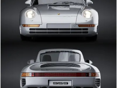 Porsche 959 Corona  3D model