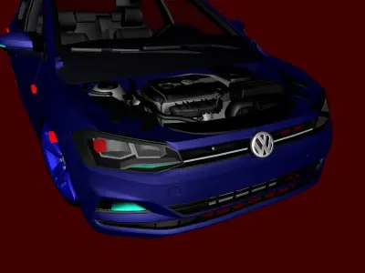 Volkswagen Polo 2018 3D model