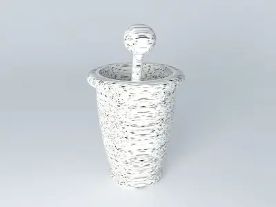 mortar and pestl, socador Free 3D model