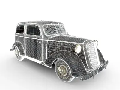 1932car old car 3D model