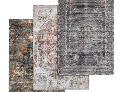 Rug Set 1296 3D model