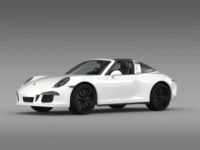 Porsche 911 Targa 4 GTS  991  2015 3D model