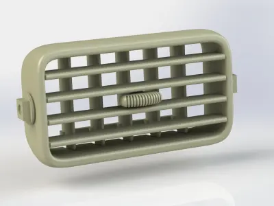 Mitsubishi Lancer AC Vent 3D print model