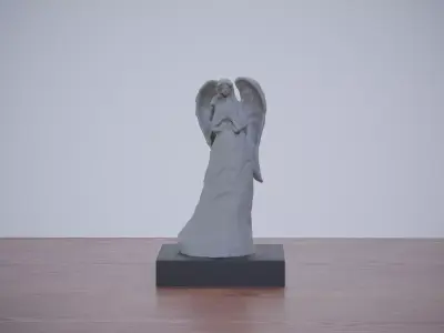 3D Printable Angel Statue Spiritual Decor 3D print model
