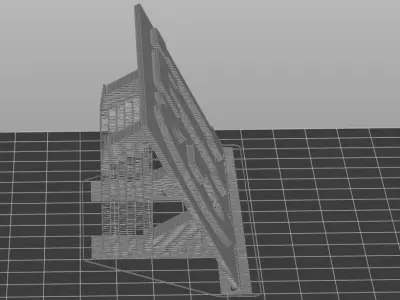 Golf GTI monogramme grille 3D print model