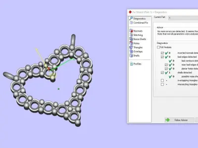 Tiffany Heart  3D print model