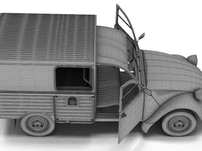 Citroen 2CV AK400 3D model