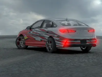 3D MODEL OF SONATA HYUNDAI 3D model