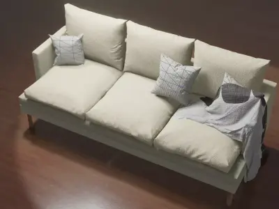 Sofa 3D Model 3D model