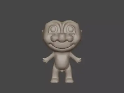 Trolldoll Keyring Free 3D print model