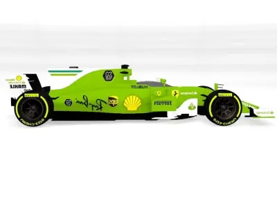 Auto de Formula 1 3D model