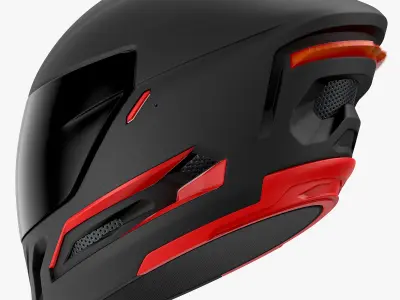 Motorcycle Helmet 3D model