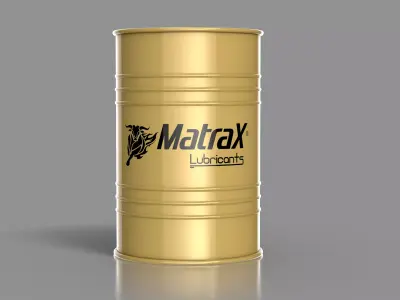 Realistic Matrax Barrel 3D Model Low-poly 3D model