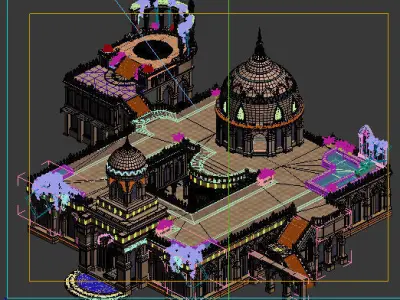 castle build 3D model purchase