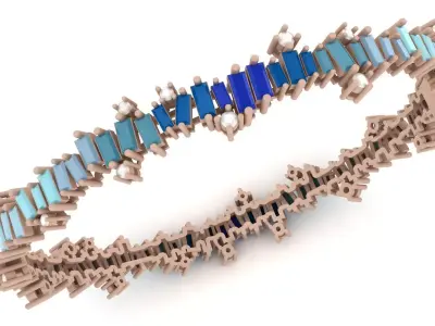 Bracelet 0027 3D print model