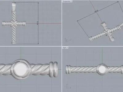 cross 3D print model 15