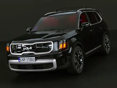 2025 Kia Telluride S 3D model