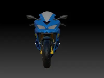 KAWASAKI ZX25R 2024 3D print model