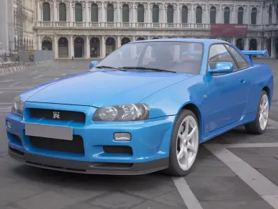 Nissan Skyline GT-R 1999 3D model