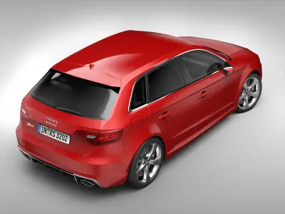 Audi RS3 Sportback 2016 3D model