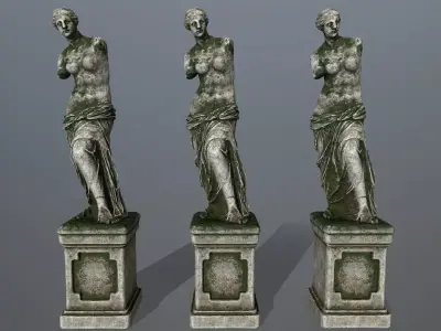 Venus  de  Milo Low-poly 3D model