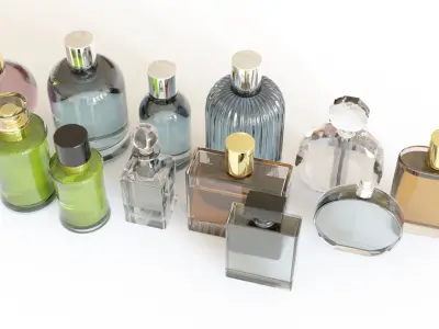 Perfume Mockup Collection  3D model