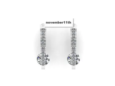 EARRINGS ANTLEMON 3D print model