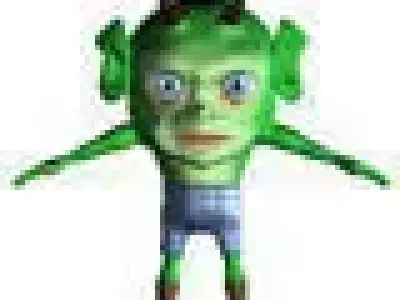 Joni The Angry man 3D model