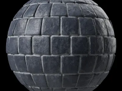 Stone Wall Materials 83- Decorative Slat Stone wall Pbr Seamless Texture