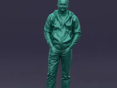Rupled man 0414 3D Print ready 3D print model