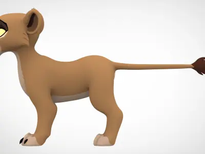 Zira Cub 3D model