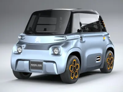 Citroen Ami 2021 3D model