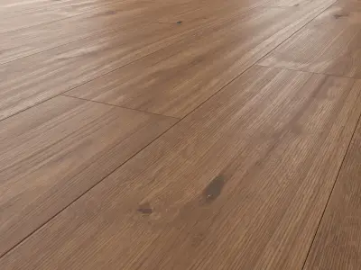 Wood floor Oak Molasses Brushed 3D model