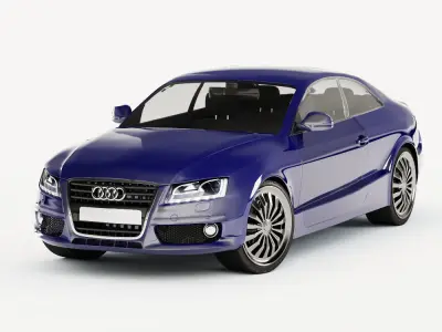 Audi A 5 audi coupe 3D model